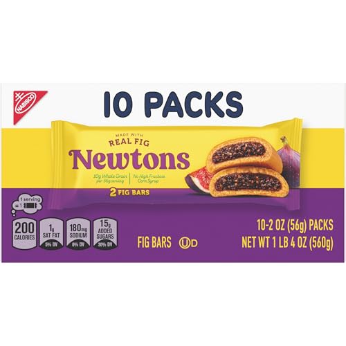 Fig Newtons whole-grain claim, 8g per 43g serving for nourishment.