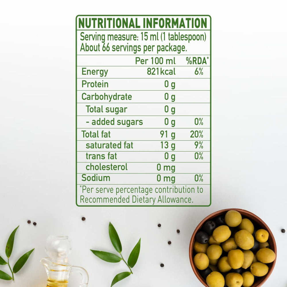 Fígaro Olive Oil label closeup, premium nourishment for skin and hair care routines.