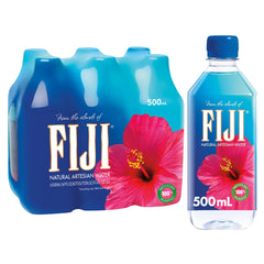 FIJI Water 500 mL bottle pack6 for convenient on-the-go hydration.