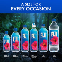 FIJI Water being poured into a glass for a refreshing sip
