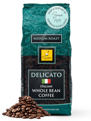 Filicori Zecchini Delicato 2.2lb bag preserving aroma for rich home espresso.
