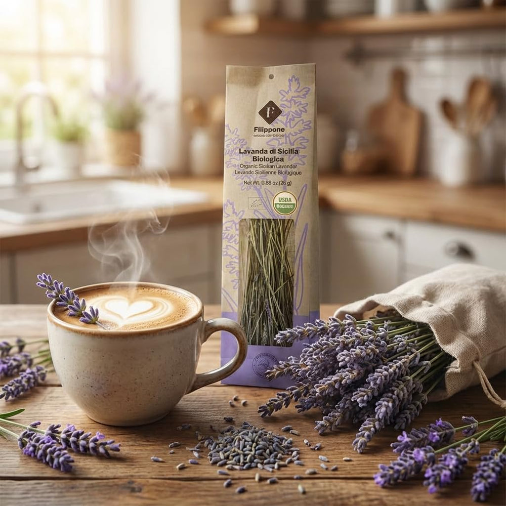 Filippone lavender for baking and drinks, premium ingredient.