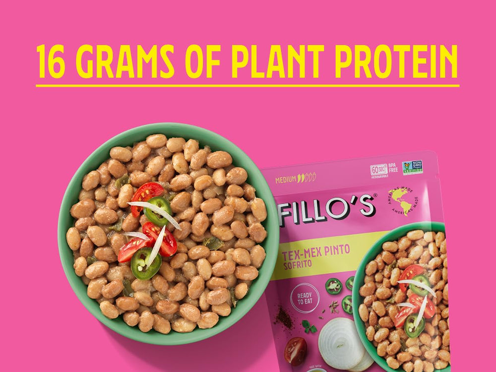 Fillos pinto beans as a tasty side with rice