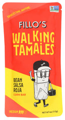 Fillo's Tamale Walk Bean Salsa Roja bottle pour for quick weeknight meals
