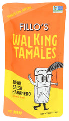 Fillos Tamale Wlk Bone Salsa Habenero bottle showcases premium ingredients for bold flavor