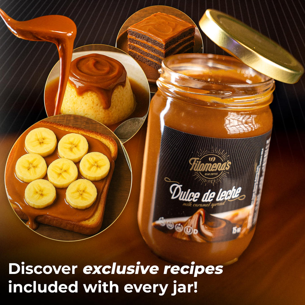 Filomena's Dulce de Leche used in baking and dessert recipes.