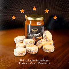 Filomena's Dulce de Leche jar with gift-ready presentation.