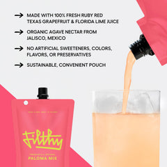 Filthy Paloma Mix with organic agave nectar for smooth sweetness.