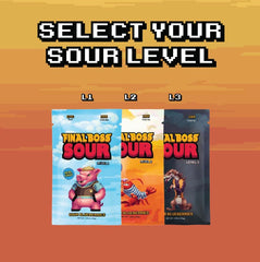 Final Boss brand logo on clean-label candy packaging.
