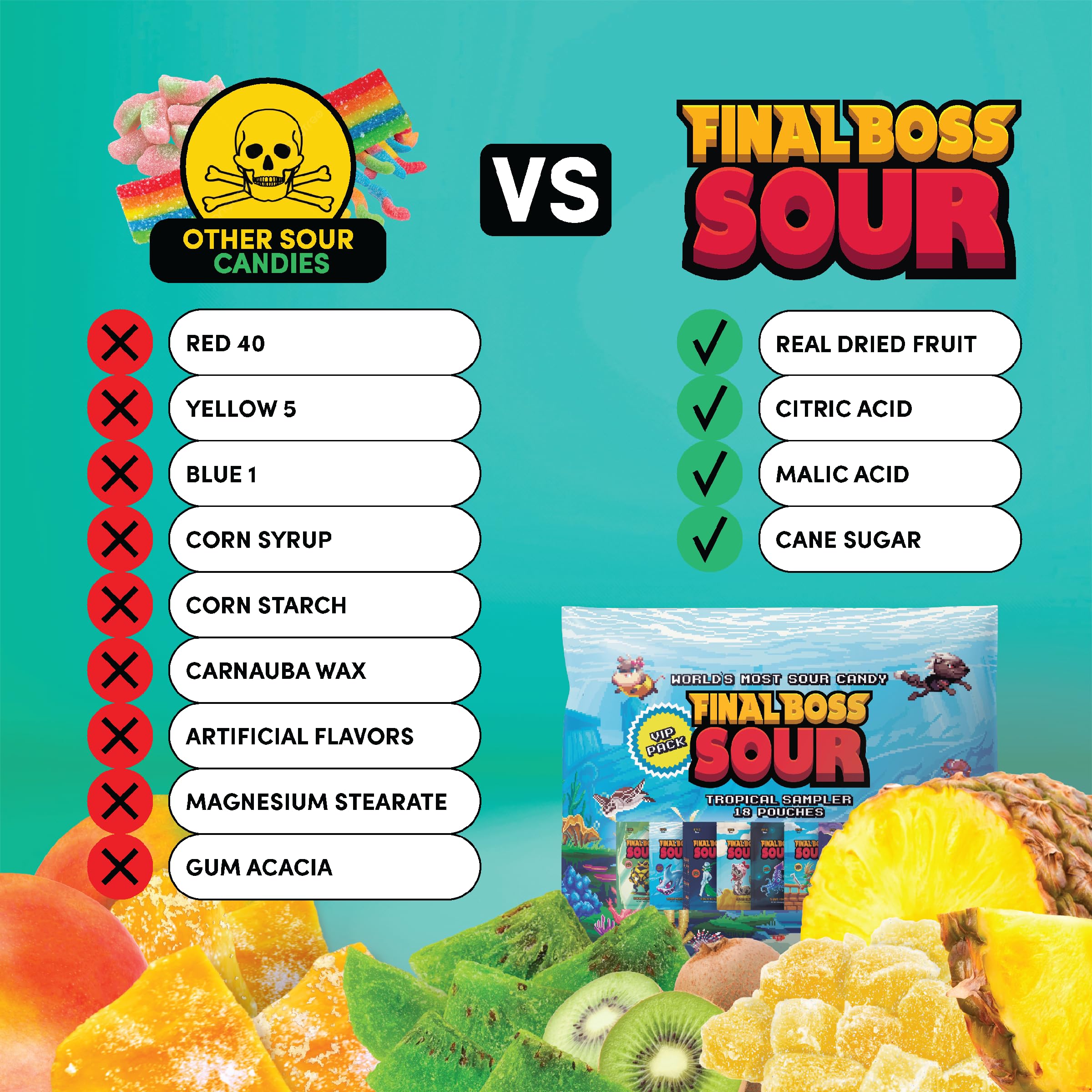 Final Boss Sour Candy level 2 pack adds extra zing for bolder fans