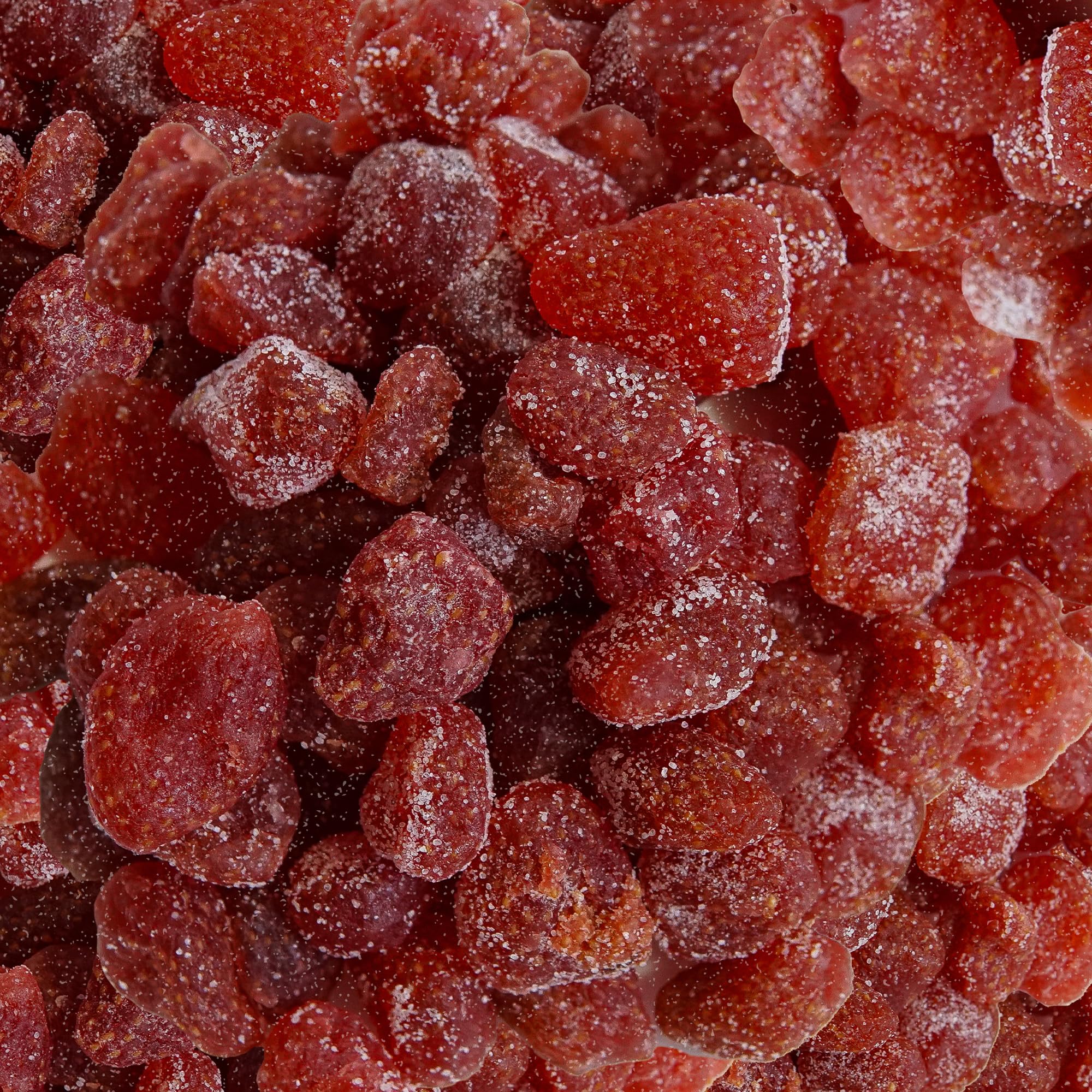 Final Boss Sour Strawberries ingredients label close-up for clean snack