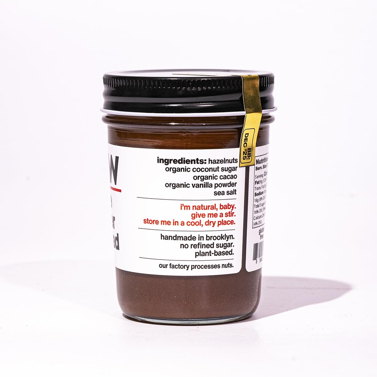 Fine & Raw spread on spoon, ideal for waffles.