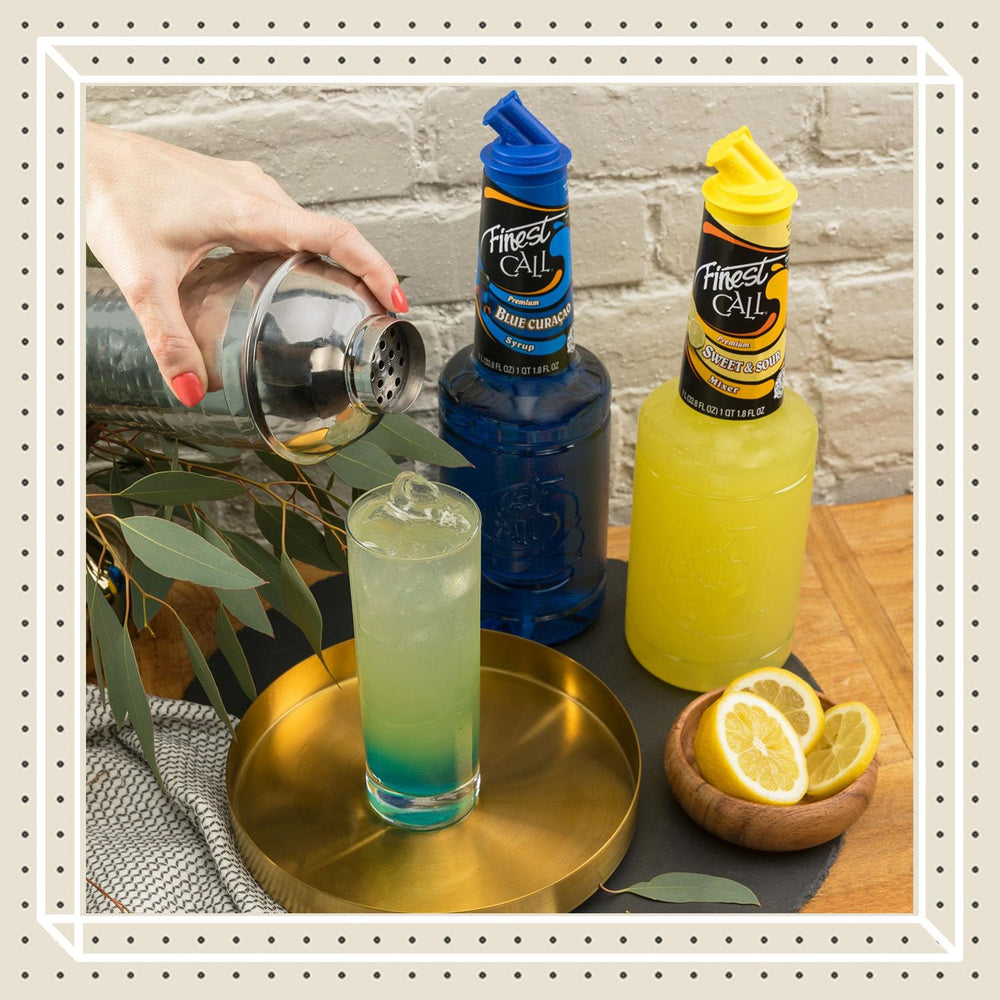 Finest Call Bar Syrup 1L bottle pour for smooth, consistent texture