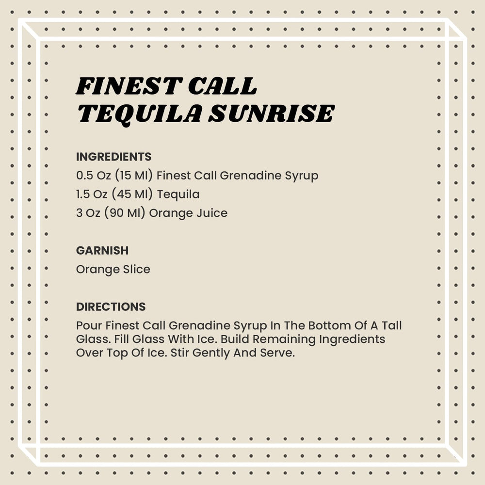 Finest Call bartender-grade mixes packaging ensures safe shipping.