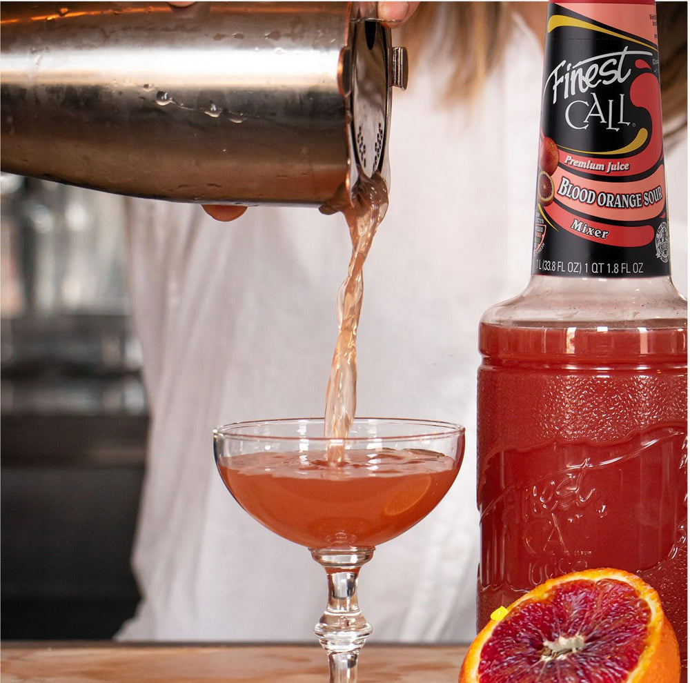 Consistent flavor from Finest Call blood orange sour mix across batches