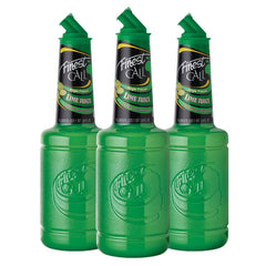 Finest Call lime juice single pressed bottle 1L ready for cocktails and recipes.