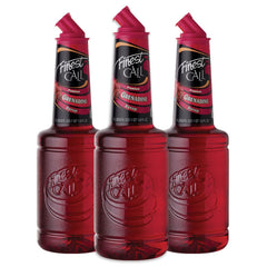 Finest Call Grenadine bottle pour for precise, quick cocktail prep