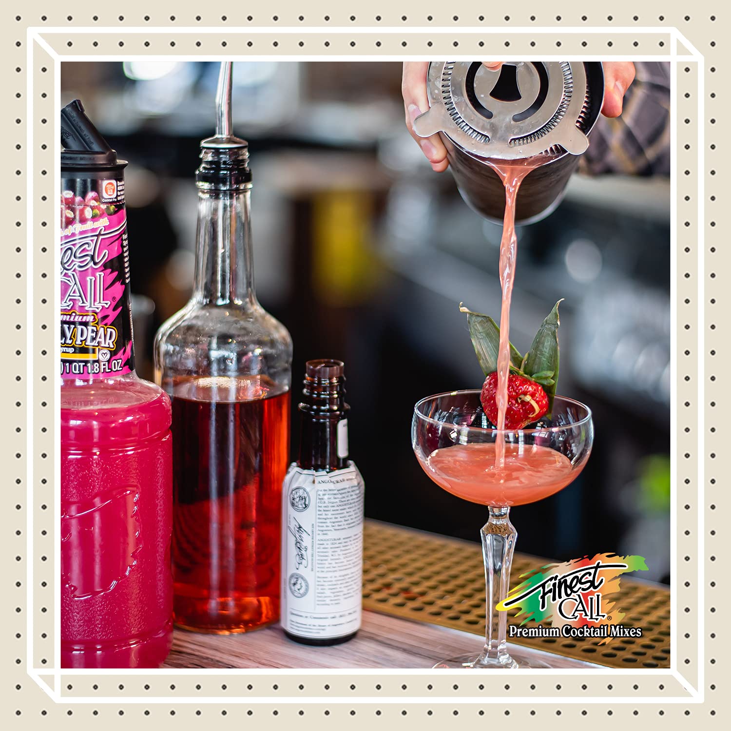 Finest Call prickly pear syrup cocktail-creation versatility for many drinks.