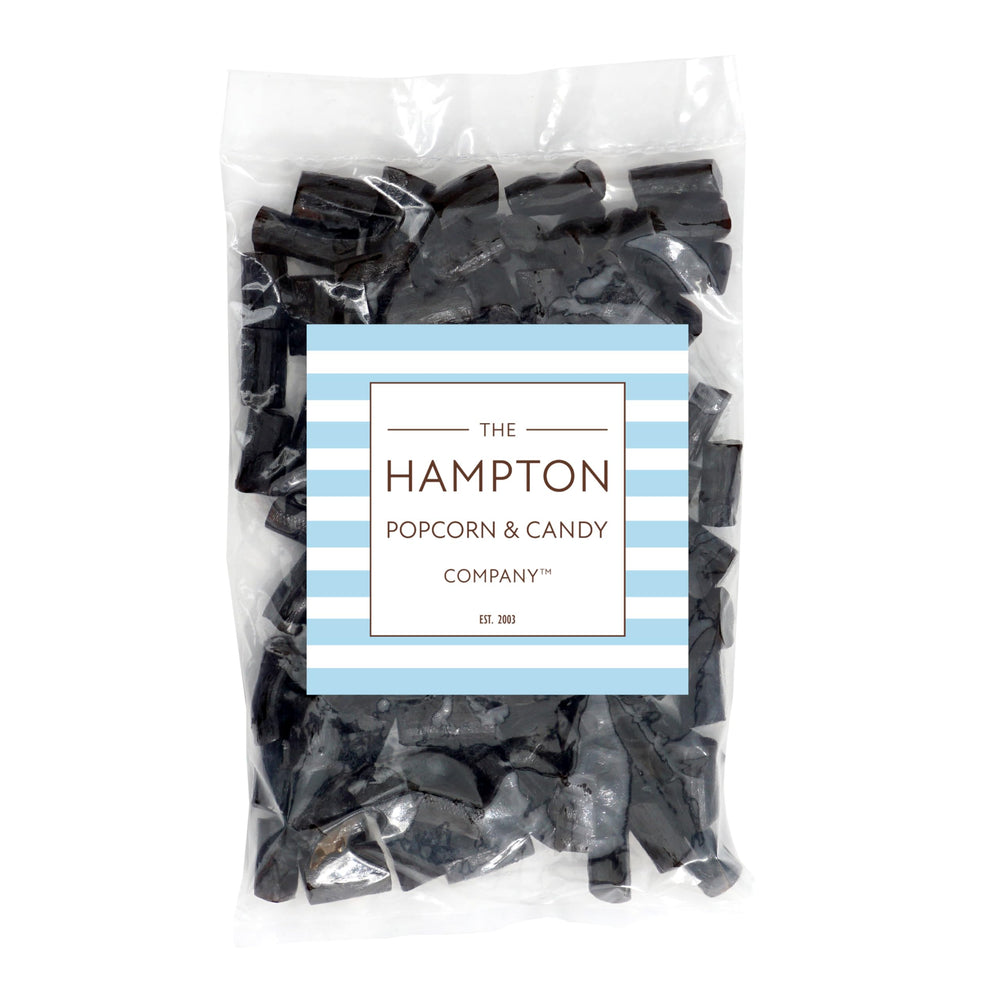 Finnska sugar-free black licorice close-up strands for snacking