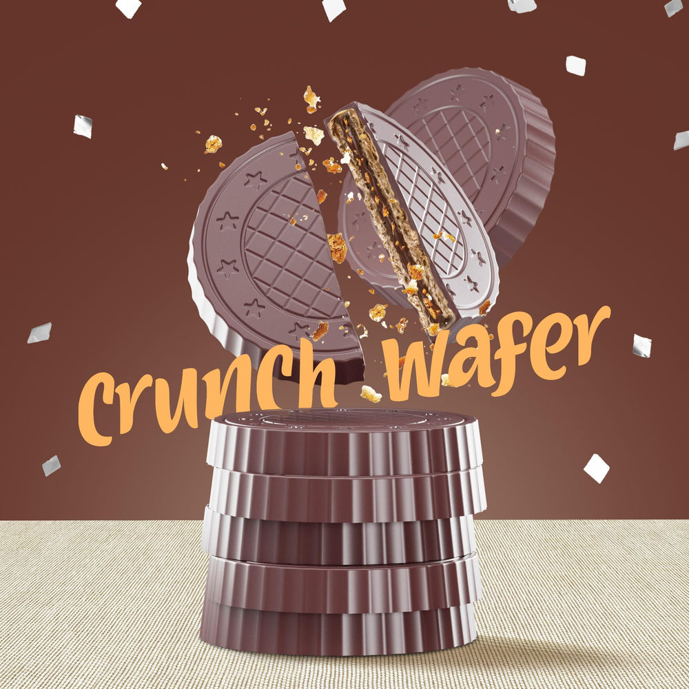 Fiorella Crunch Wafer Cookies on a plate ready to share