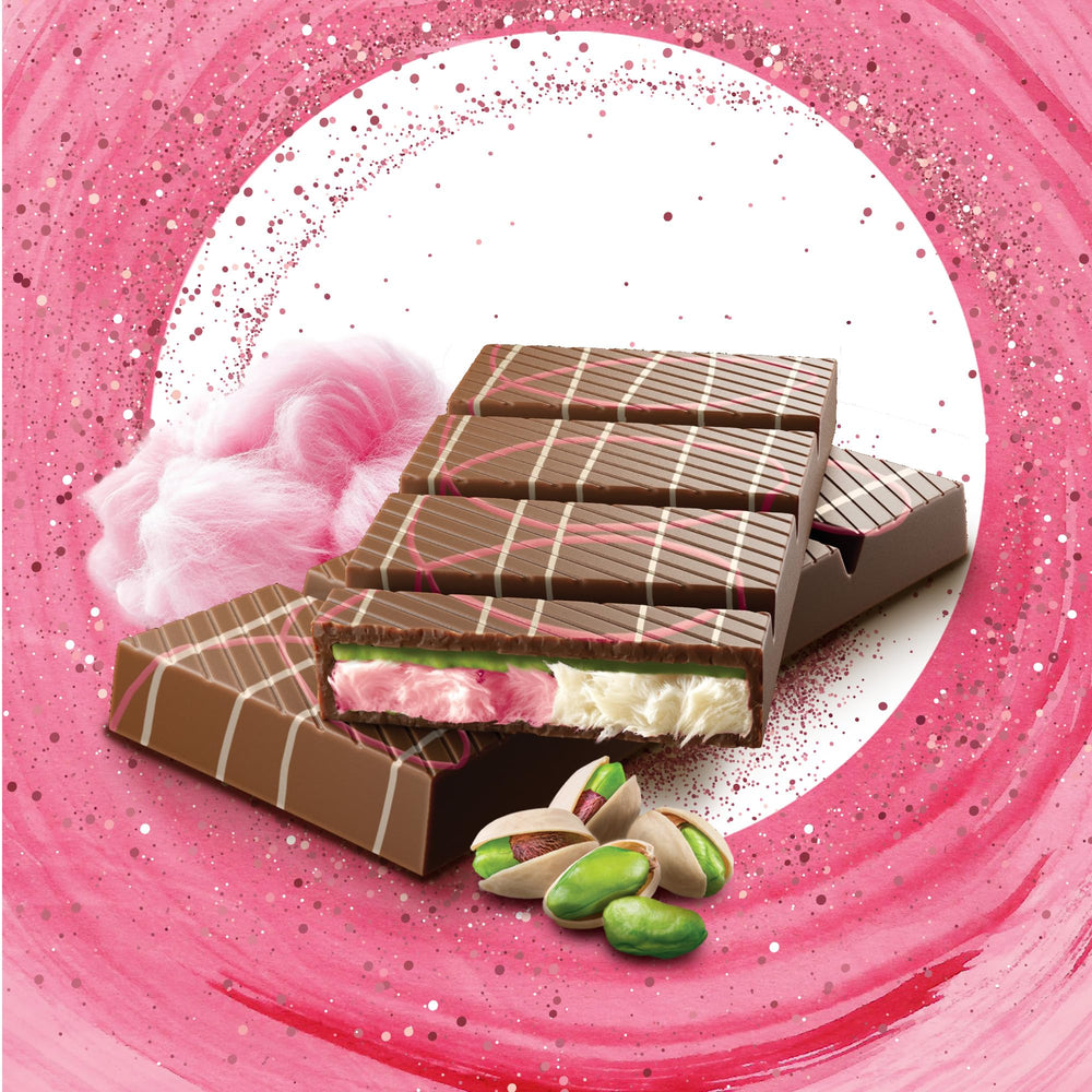 Fiorella Dubai Angel Hair Chocolate Bar gift-ready packaging appeals to chocolate lovers.