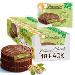 Fiorella Dubai Style pistachio bars in wrapper, ideal for sharing at work or home