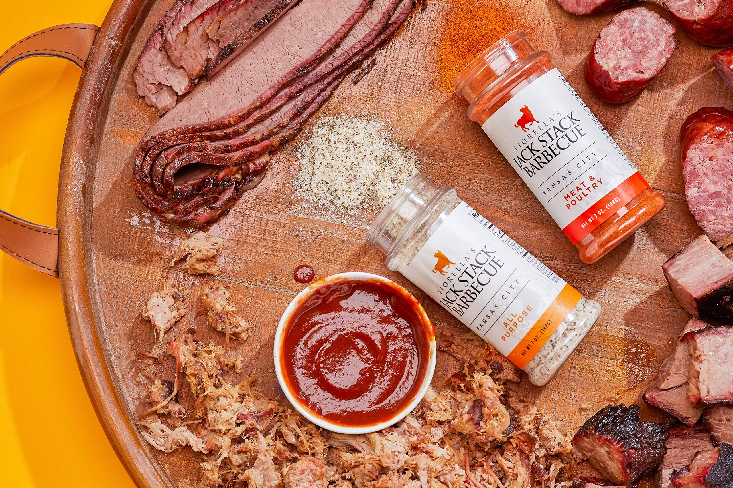 Fiorella's Jack Stack Dry Rub on ribs delivers smoky barbecue.