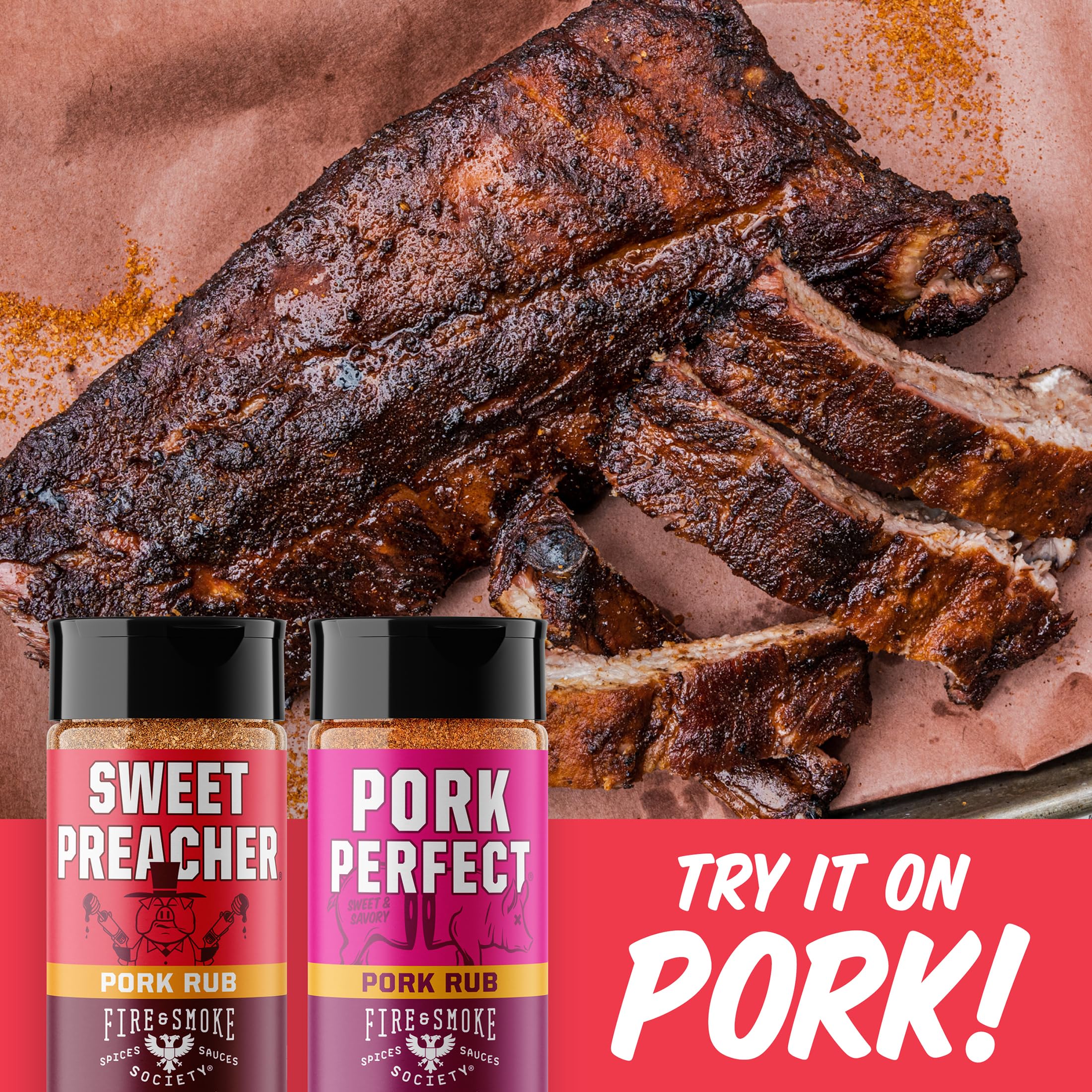 Fire & Smoke Society Chica Licka Bam Bam bottle adds southern poultry flavor.