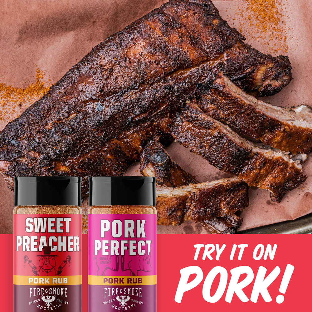 Fire & Smoke Society Chica Licka Bam Bam bottle adds southern poultry flavor.