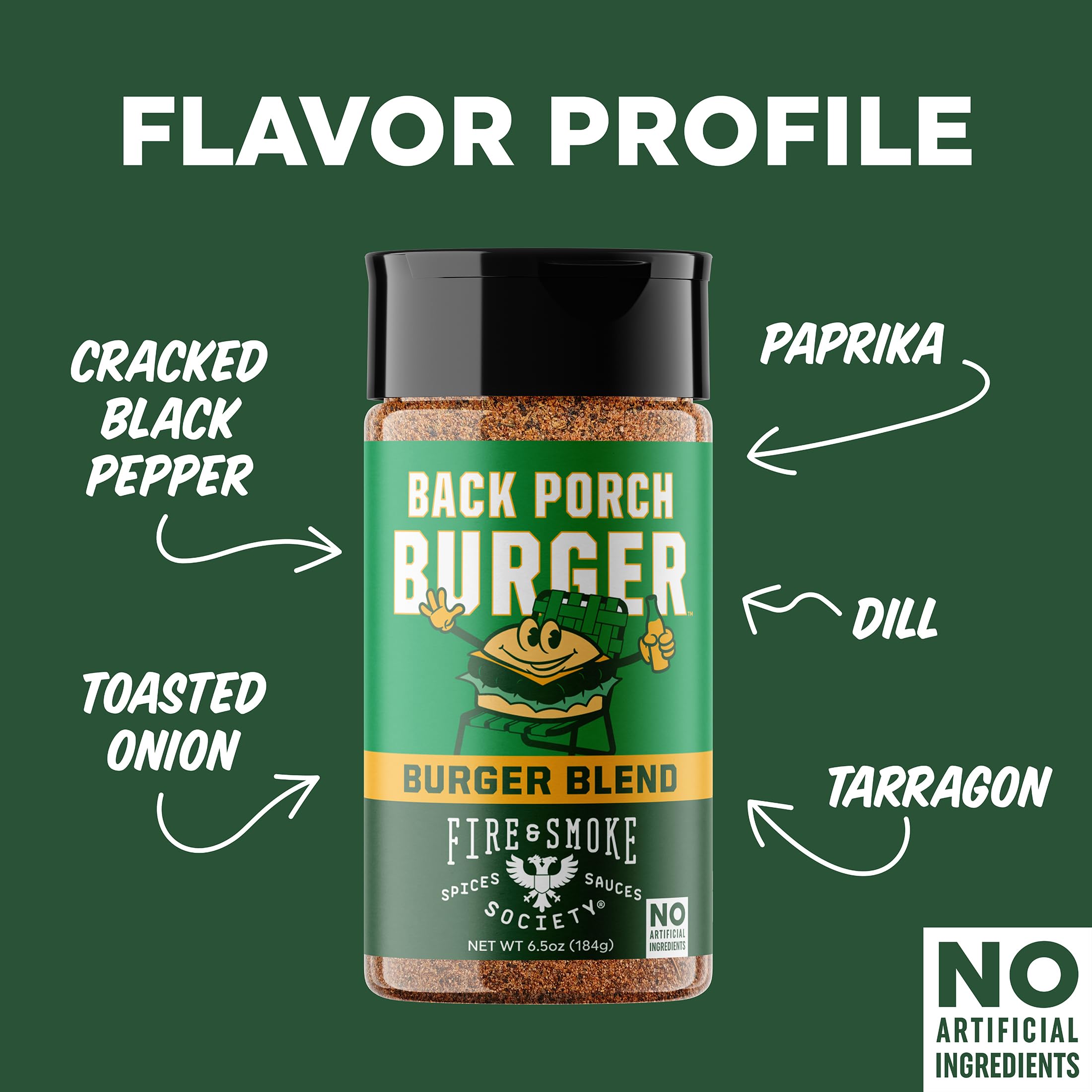 Fire & Smoke Society pork and chicken rub tin for versatile grilling.