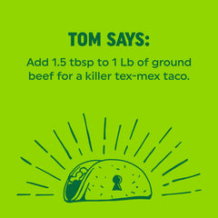 Ready-to-cook scene with seasoned meat and vegetables in a skillet.