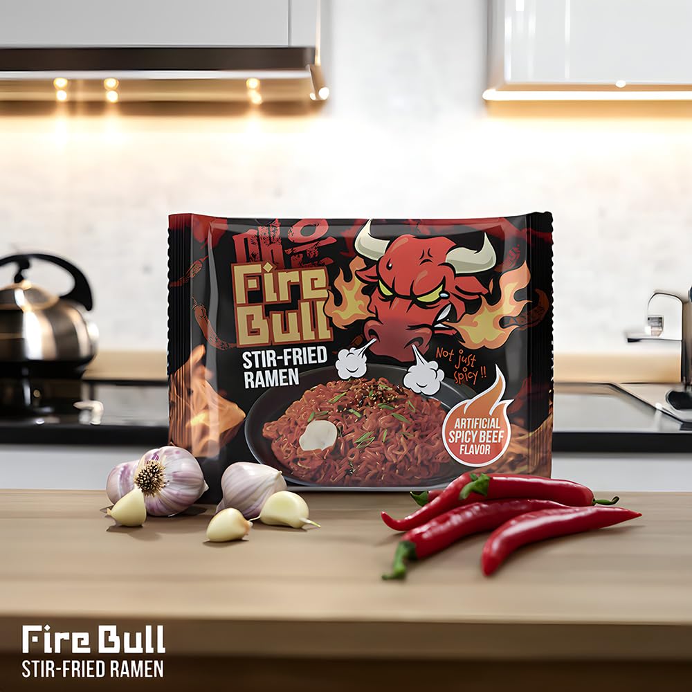 Fire Bull Ramen authentic Korean flavor profile in action