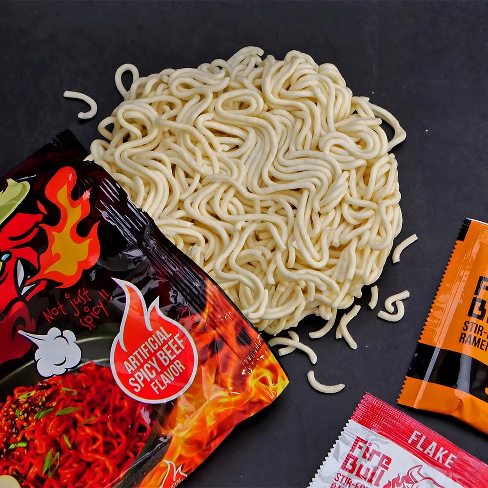 Fire Bull Ramen serving bowl ready for a spicy meal