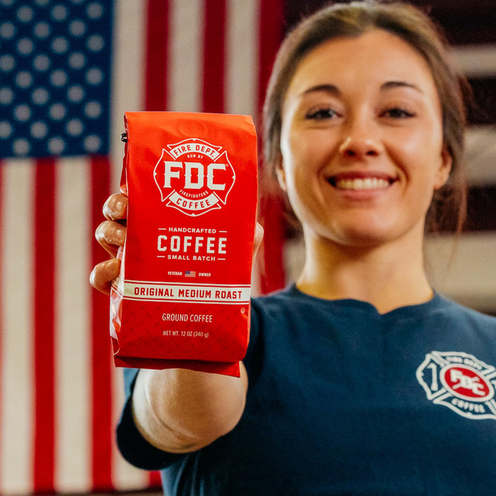 Fire Department Coffee daily-use drip brew setup for quick morning caffeine.