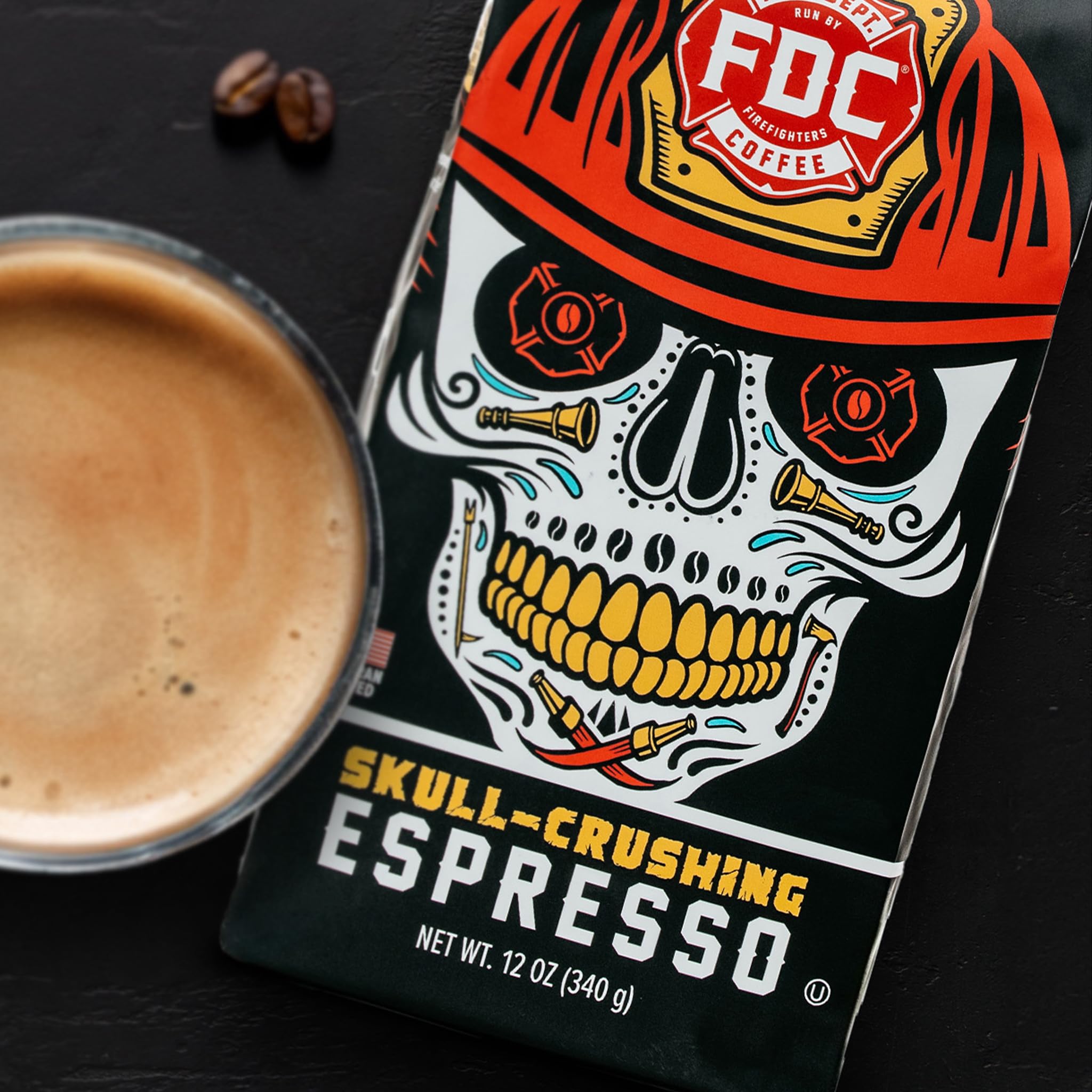 Fire Department Coffee dark roast brew for long shifts