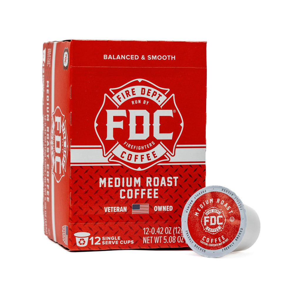 Fire Department Coffee Original Medium Roast pods pack ready for use