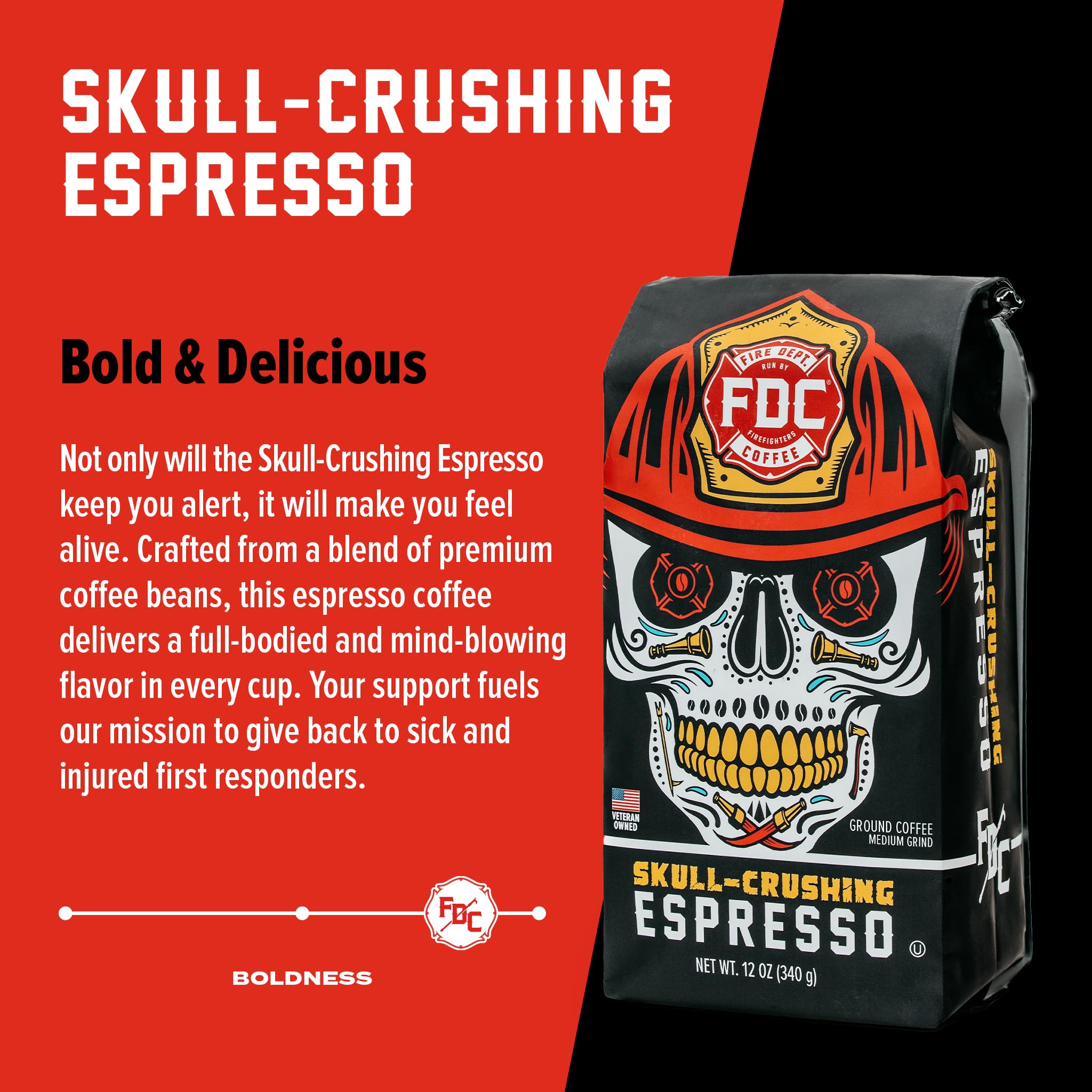 Fire Department Coffee us roasted coffee highlights USA roasting and aroma