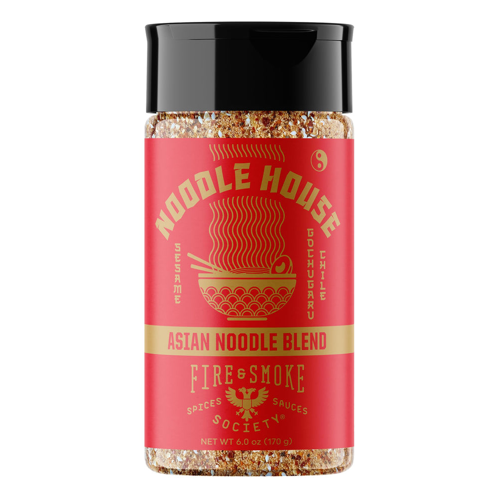 Fire & Smoke Society Noodle House bottle pour highlights bold aroma and culinary versatility.
