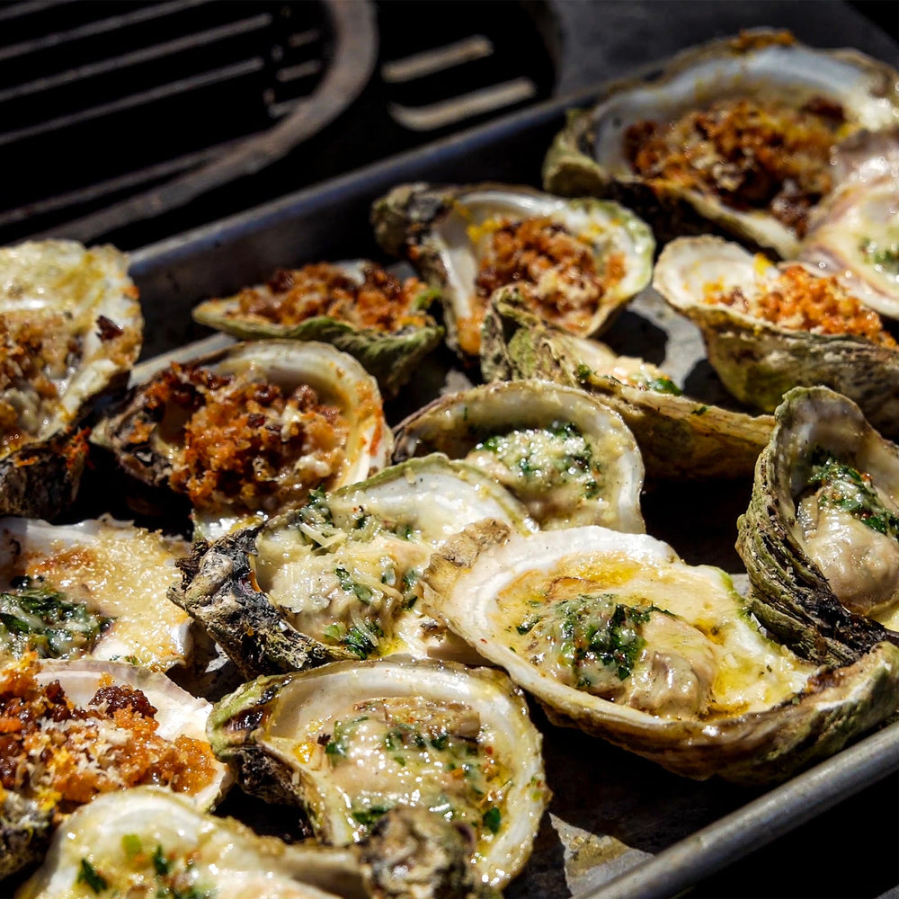 Fire and Smoke Society seasoned fish in pan-sear shows even crust.