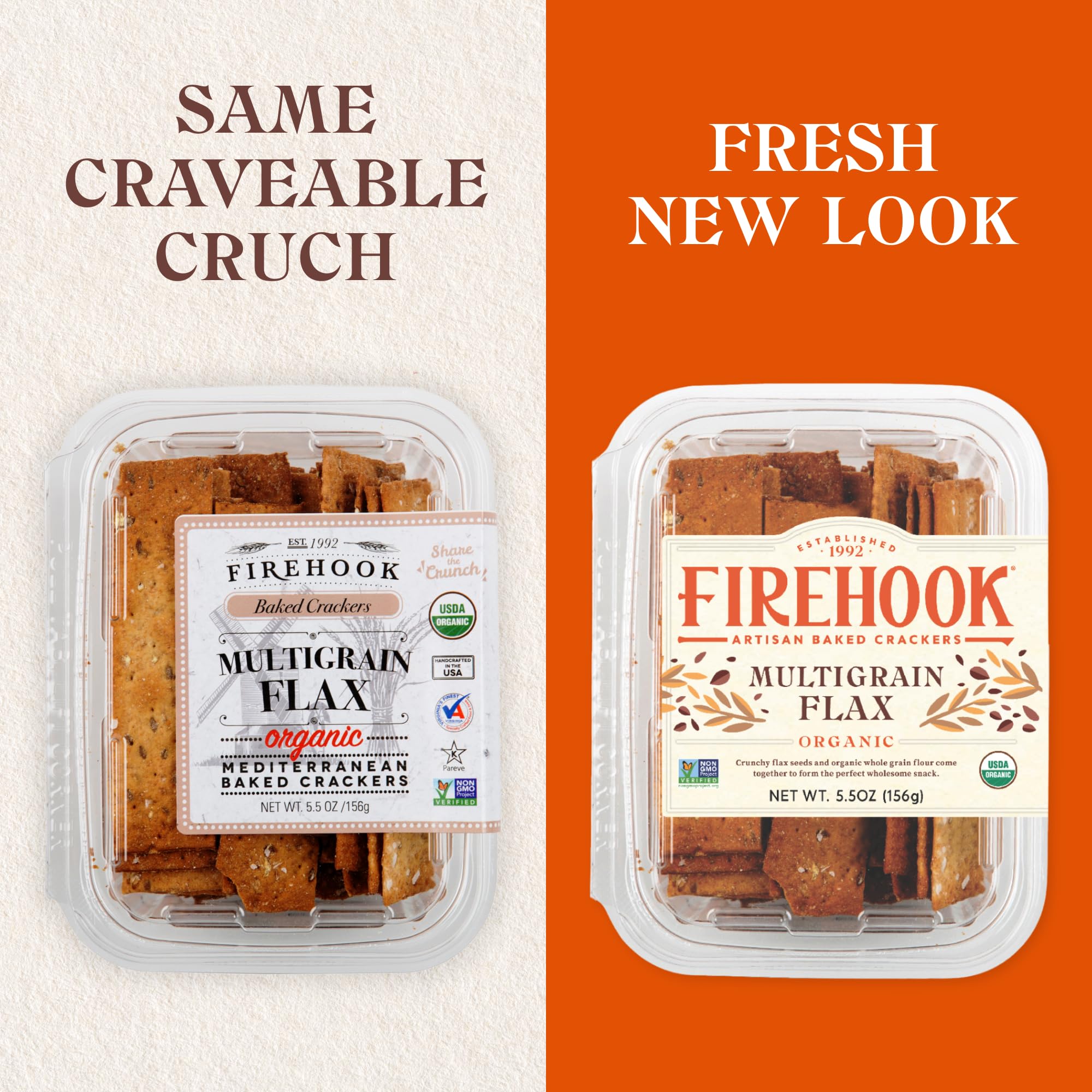 Firehook crackers as a pantry staple for quick snacking.