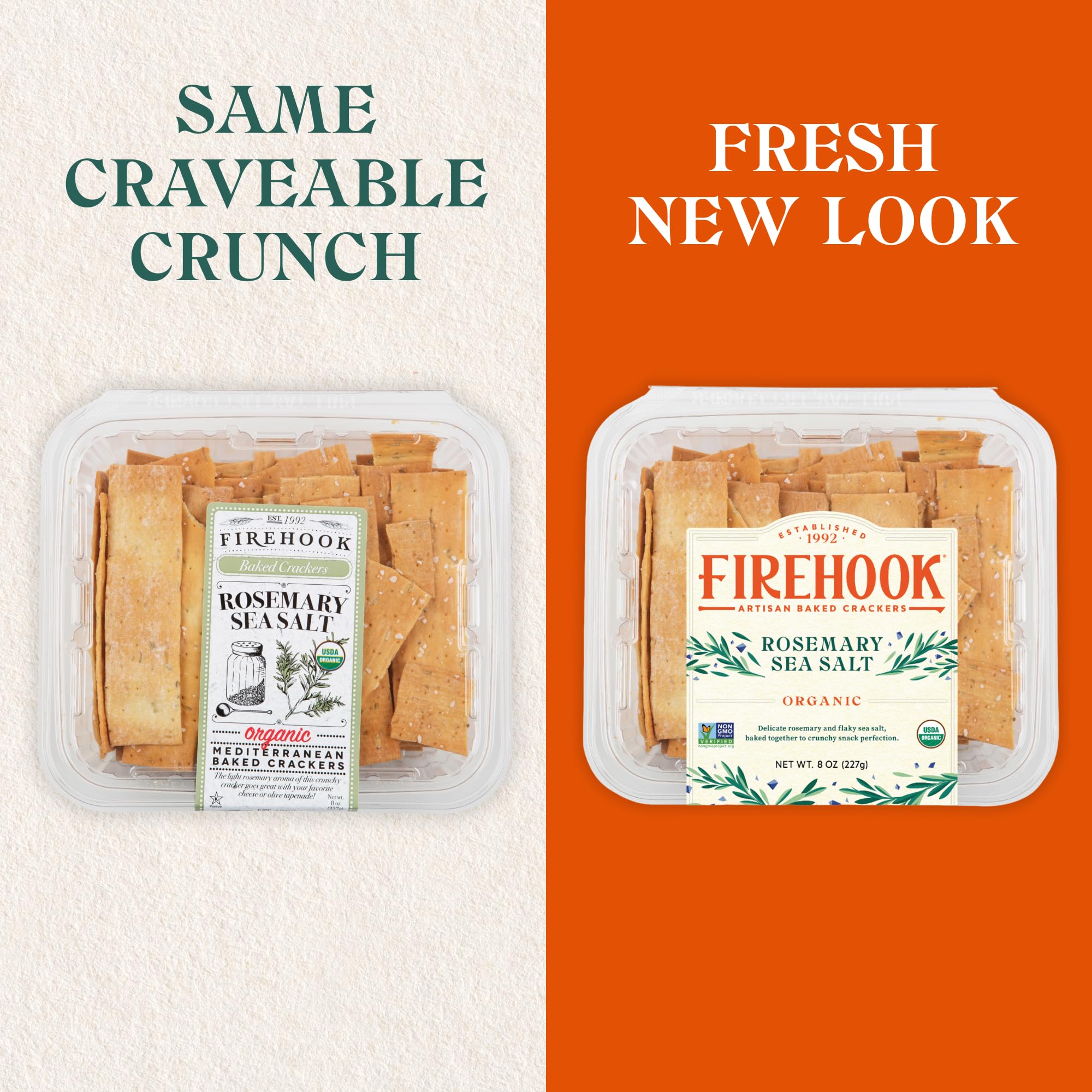 Firehook crackers ideal for snacking and entertaining at gatherings.
