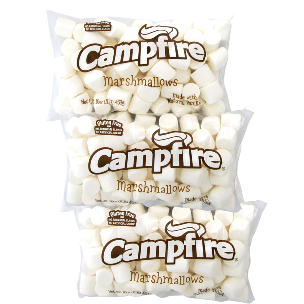 FireStix 3lb marshmallows pack ideal for campfires and smores