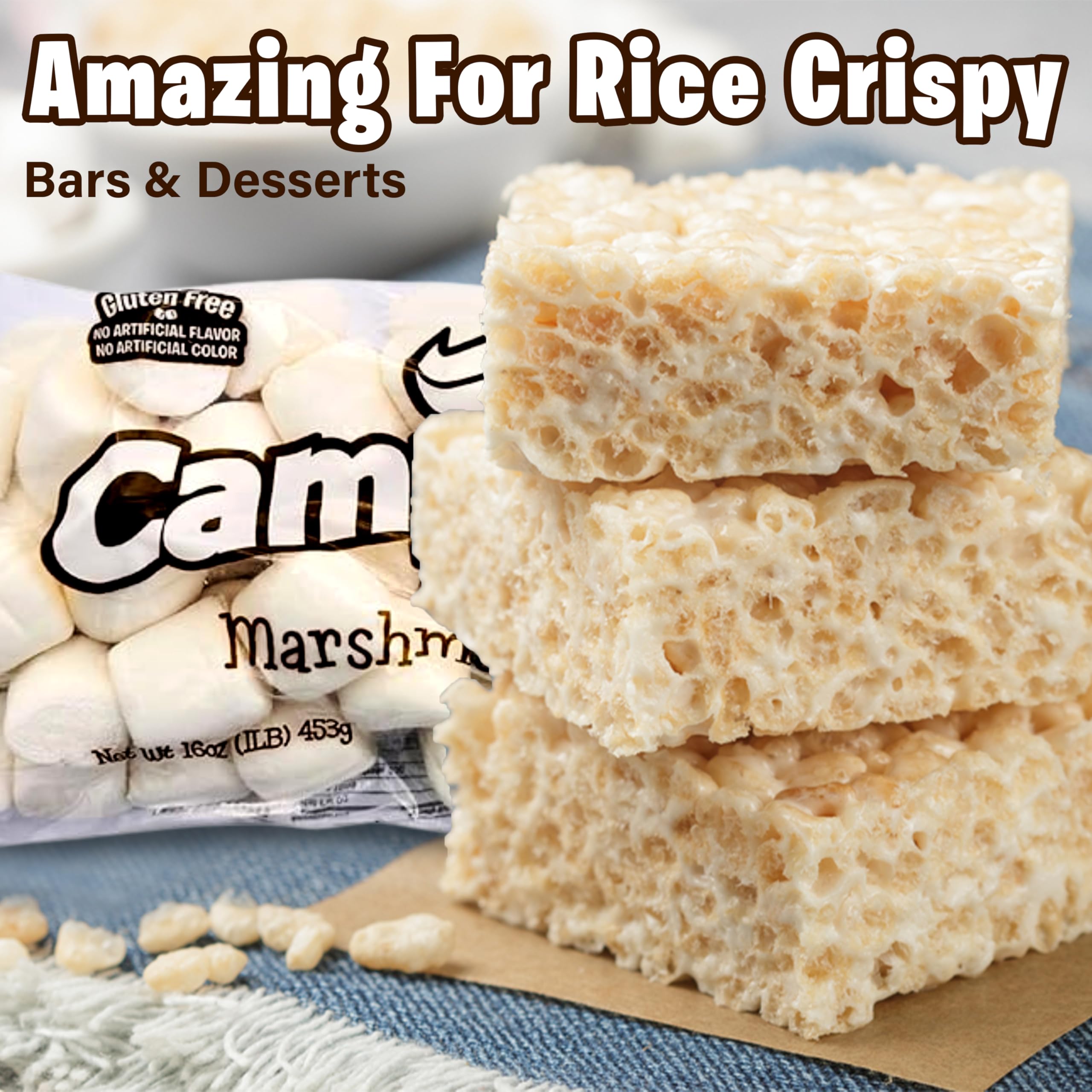 Firestix marshmallows as cake garnishes and decorations.