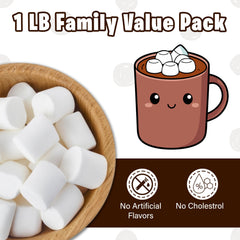 Firestix marshmallows melting into hot chocolate for cozy evenings.