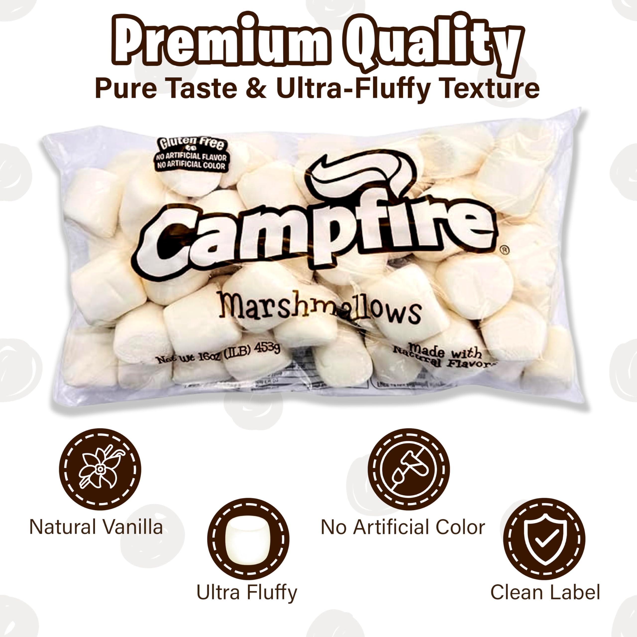 Firestix marshmallows used in rice crispy treats and baking.