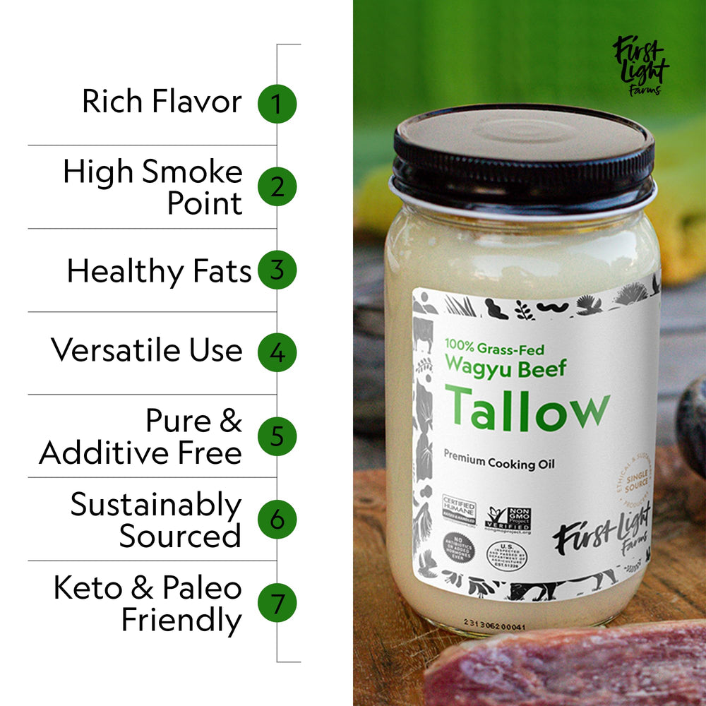 First Light Wagyu Tallow for candle making and soaps