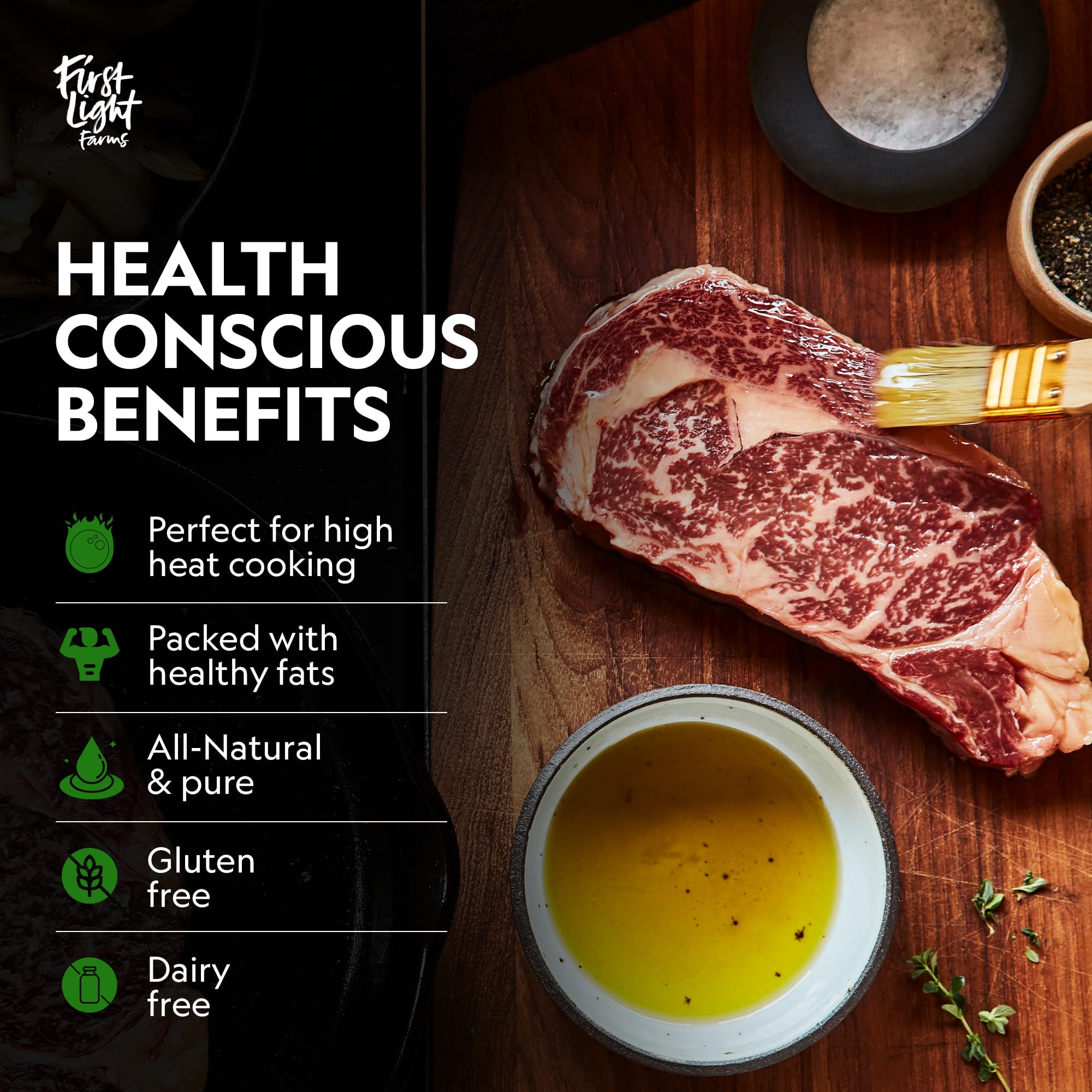 First Light Wagyu Tallow gluten-free and dairy-free for keto