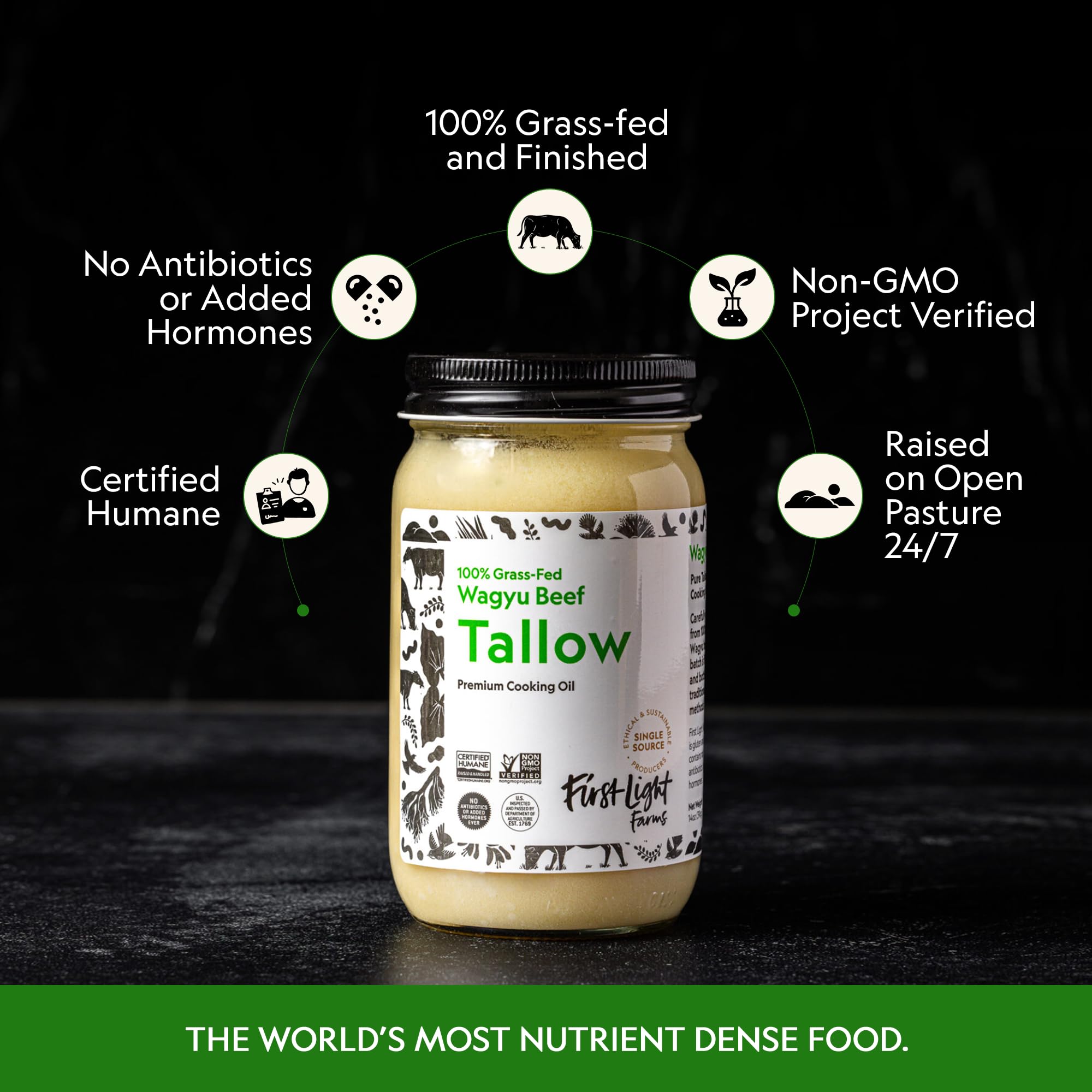First Light Wagyu Tallow sourced from NZ pastures