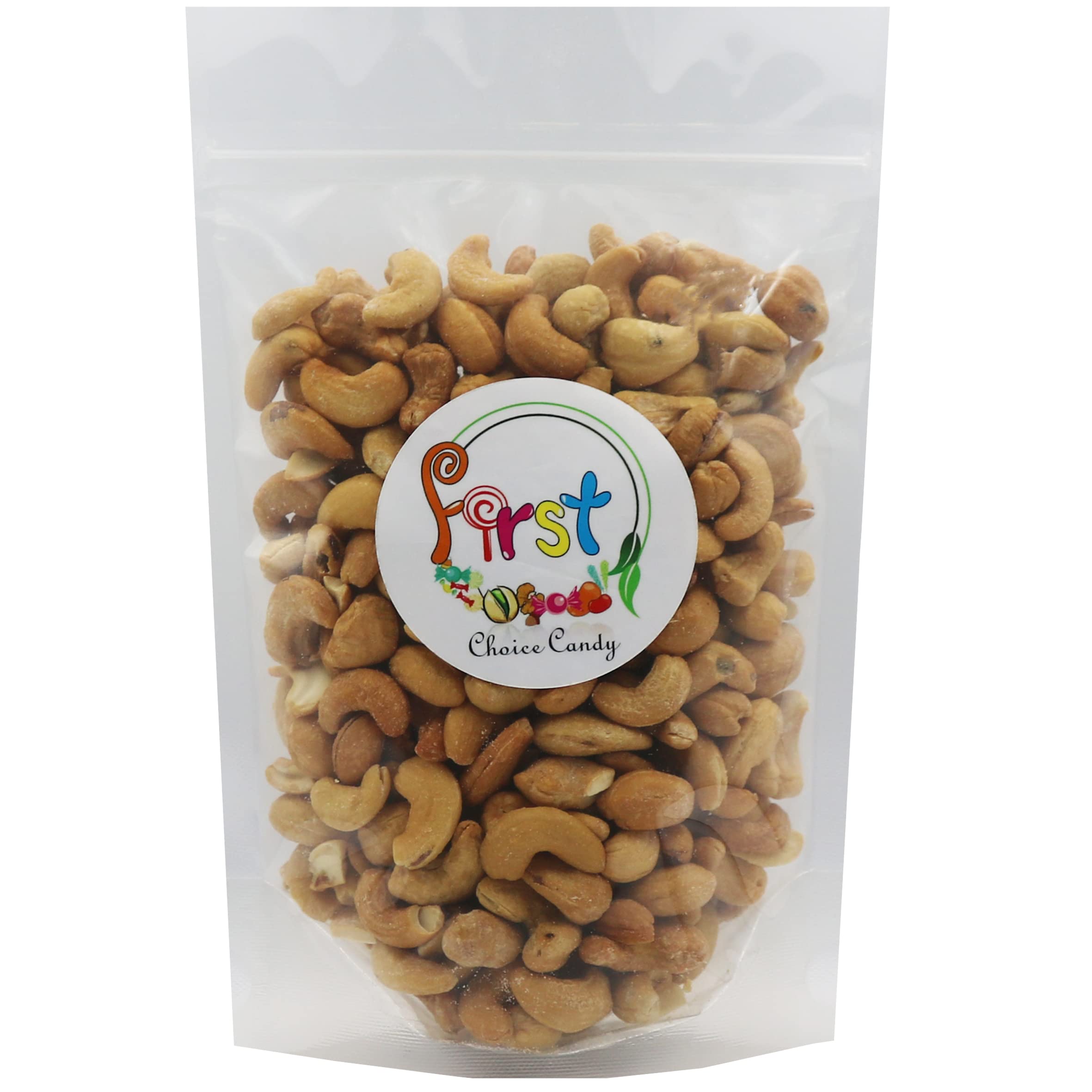FirstChoiceCandy crunchy roasted cashews close-up highlights texture and freshness