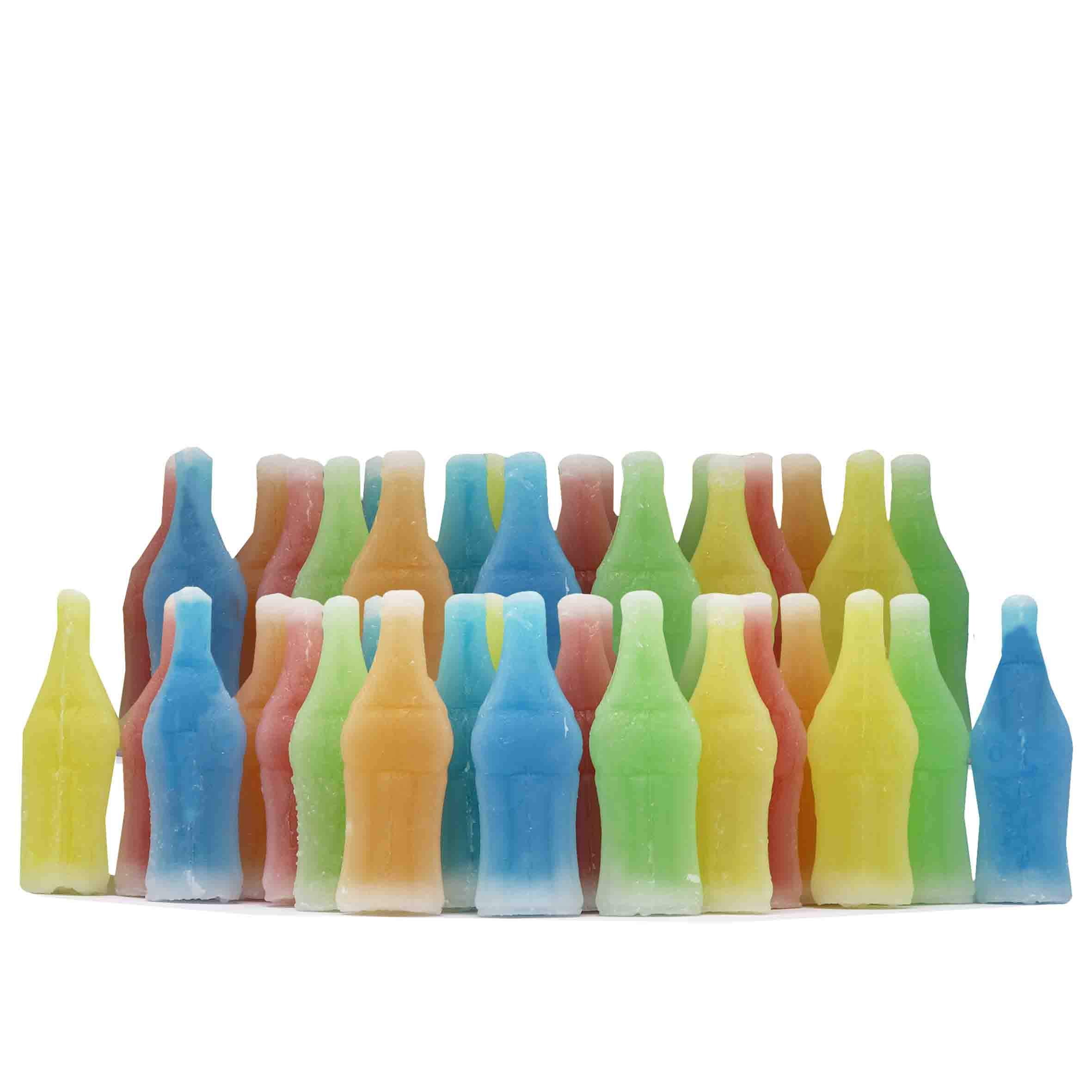 FirstChoiceCandy wax bottles holiday display scene for celebrations and buffs